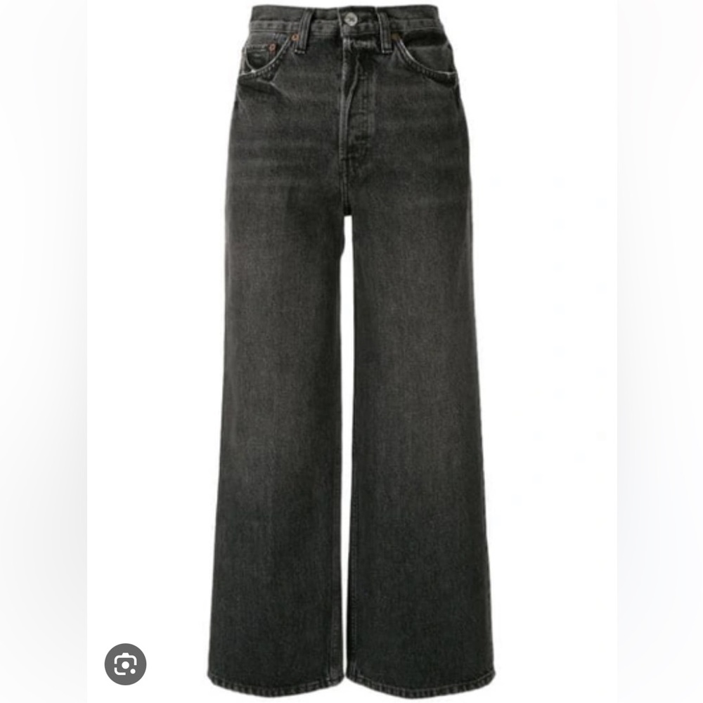 REDONE 60S EXTREME WIDE-LEG JEANS IN SHADOW WASH